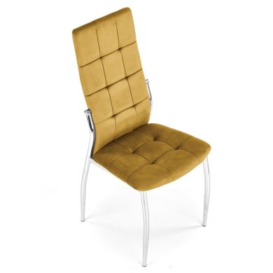 Обеденный стул Halmar K416 Горчичный - 4 Обеденный стул Halmar K416 Горчичный V-CH-K/416-KR-MUSZTARDOWY фото - 4