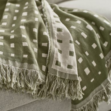 Плед SVARTTAG 130х170 см Зеленый - 5 IKEA Плед SVARTTAG 130х170 см Зеленый (ИКЕА СВАРТТАГ) 50572228 фото - 5