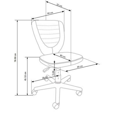 Крісло Halmar Toby | Сірий / Зелений - 9 Крісло Halmar Toby | Сірий / Зелений V-CH-TOBY-FOT-ZIELONY фото - 9