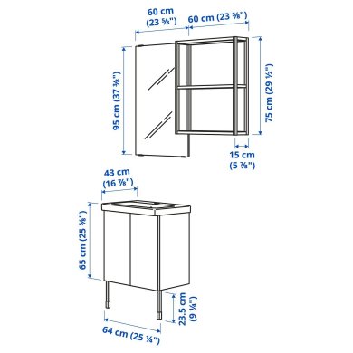IKEA ENHET (ИКЕА ЭНХЕТ) 89613355 фото - 2
