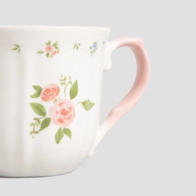 Чашка с блюдцем Homla GRETA 250 мл Розовый - 2 Чашка с блюдцем Homla GRETA 250 мл Розовый 234843 фото - 2