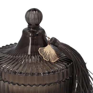 Ароматична свічка Homla DOMIYA Cashmere Patchouli 170 | Чорний 207340 фото - 4