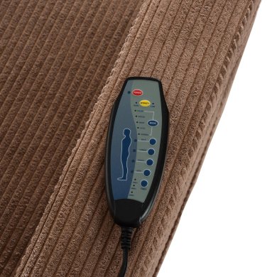 Кресло мягкое раскладное массажное с реклайнером Mebel Elit SEBASTIAN Velvet Коричневый ME.SEBASTIAN/BR/SZTR/FW фото - 12