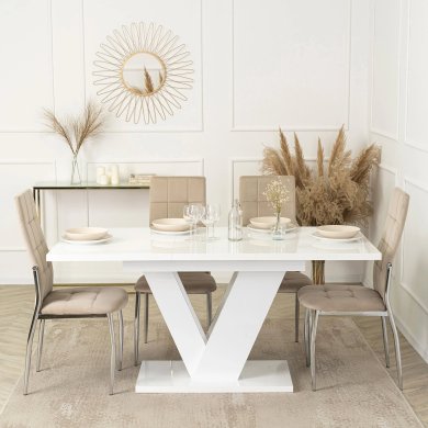 Обеденный стул Mebel Elit MOLLY Welur Бежевый - 6 Обеденный стул Mebel Elit MOLLY Welur Бежевый ME.MOLLY/BZ/CH/V/K фото - 6