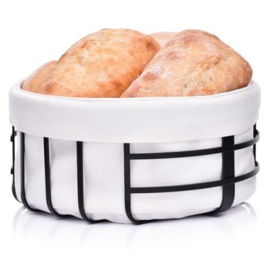 Хлібниця відкрита Duka Fint | Чорний білий 1216773 фото - 2