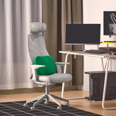 IKEA Подушка под спину LANESPELARE Зеленый (ИКЕА ЛАНЕСПЕЛАРЕ) 20571391 фото - 3