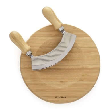 Разделочная доска с ножом Homla BAMBOU 20x1,6 см Дерево 229191 фото - 2