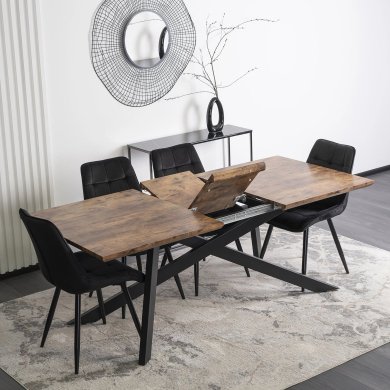 Розкладний обідній стіл Mebel Elit HAMILTON Дуб рустик - 14 Розкладний обідній стіл Mebel Elit HAMILTON Дуб рустик ME.HAMILTON/DRU/S фото - 14