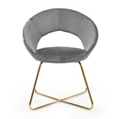 Обідній стілець Homla JARED Welur Сірий 159155 фото - 2