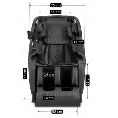 Крісло масажне Mebel Elit VX MAX Чорний ME.VXMAX/CZ/E/ANG/FW фото - 18