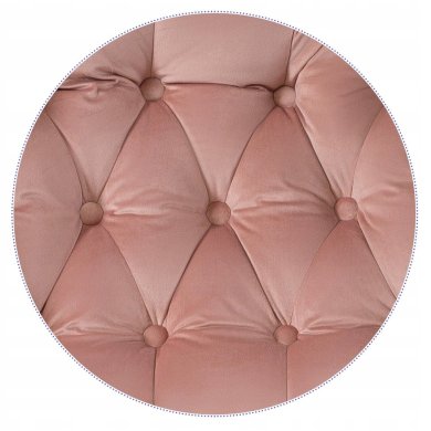 Крісло м'яке поворотне з підставкою Mebel Elit FIONA Рожевий ME.FIONA/R/V/FW фото - 10