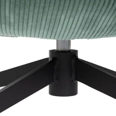 Кресло мягкое поворотное Homla LUNAIRE VELVET Зеленый - 6 Кресло мягкое поворотное Homla LUNAIRE VELVET Зеленый 227088 фото - 6