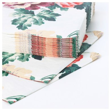 Набор салфеток SMAKSINNE 33x33 см 30 шт Принт - 3 IKEA Набор салфеток SMAKSINNE 33x33 см 30 шт Принт (ИКЕА СМАКСИННЕ) 70478814 фото - 3