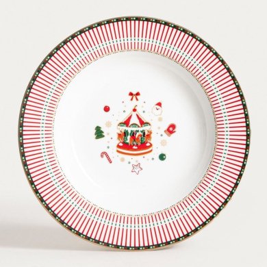 Глибока тарілка Homla CIRCORIA 21 см Принт Глибока тарілка Homla CIRCORIA 21 см Принт 241835