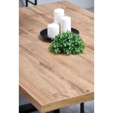 Розкладний обідній стіл Halmar VENOM Дуб вотан - 7 Розкладний обідній стіл Halmar VENOM Дуб вотан V-PL-VENOM_135-185-ST фото - 7