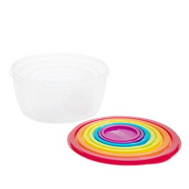 Набір круглих контейнерів Homla ADDA 7 шт | Прозорий 162626 фото - 3