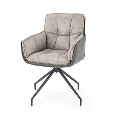 Обеденный стул поворотный Halmar K523 Пепельный V-CH-K/523-KR-POPIELATY фото - 6