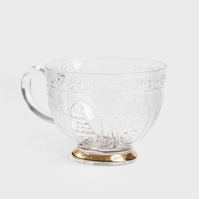 Чашка Homla BARREL XMAS 360 мл Прозрачный - 2 Чашка Homla BARREL XMAS 360 мл Прозрачный 234251 фото - 2