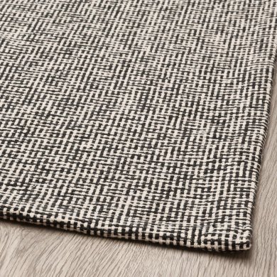IKEA Ковер TIPHEDE 80x150 см Черный (ИКЕА ТИФЕД) 20528878 фото - 4