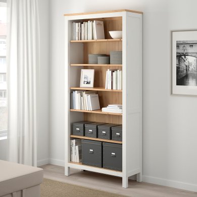 IKEA Стеллаж HEMNES Белый (ИКЕА ХЕМНЭС) 60413502 фото - 5