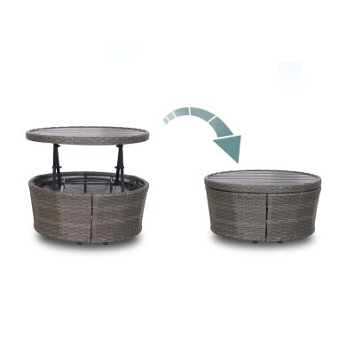 Комплект садових меблів Corciano BARI Антрацит 5901721056503 фото - 4