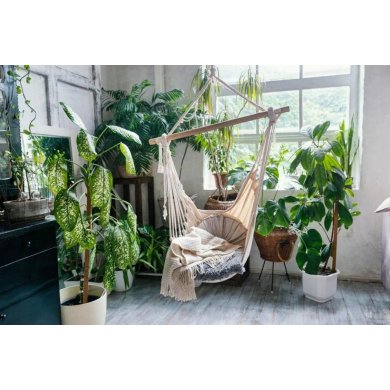 Подвесное кресло-гамак Garden Line HAM3316 Бежевый - 5 Подвесное кресло-гамак Garden Line HAM3316 Бежевый HAM3316 фото - 5