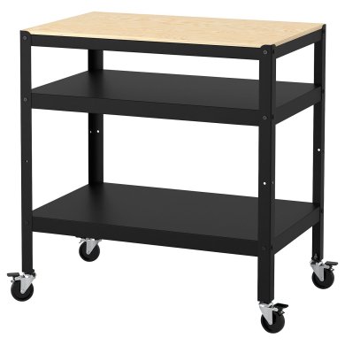 IKEA Тележка BROR Черный (ИКЕА БРОР) 60333850