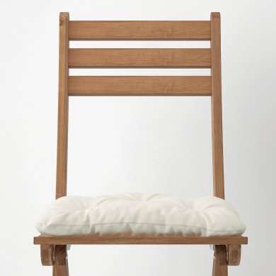 IKEA Складаний садовий стілець ASKHOLMEN Дерево (ИКЕА АСХОЛЬМЕН) 29529213 фото - 2