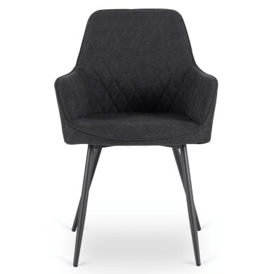 Обідній стілець Mebel Elit BRESSO 2 Чорний ME.BRESSO2/CZ/CZ/T/K фото - 2