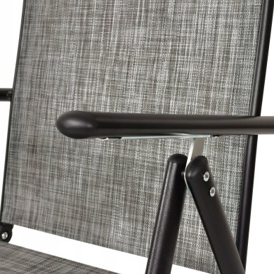 Складаний садовий стілець Kontrast BORNEO PRO Сірий - 11 Складаний садовий стілець Kontrast BORNEO PRO Сірий 5.03.212900 фото - 11