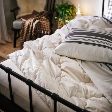 IKEA Комплект постільної білизни JATTEFRAKEN 150x200 см Білий (ИКЕА ЯТТЕФРАКЕН) 30612145 фото - 2