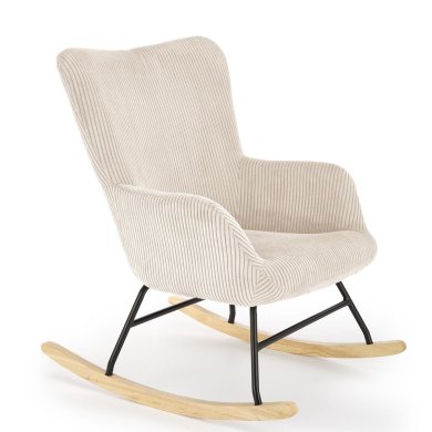 Кресло-качалка мягкое Halmar BELMIRO Кремовый - 3 Кресло-качалка мягкое Halmar BELMIRO Кремовый V-CH-BELMIRO-FOT-KREMOWY фото - 3