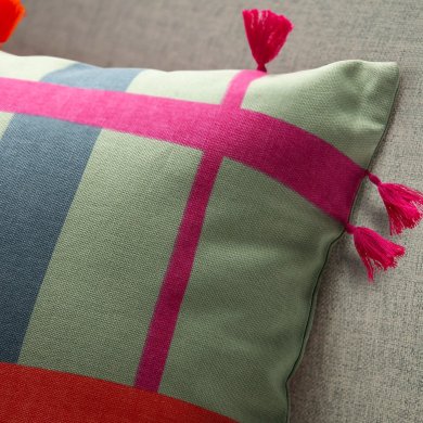 IKEA Декоративная наволочка AROMATISK 40х58 см Зеленый (ИКЕА АРОМАТИСК) 70587648 фото - 6