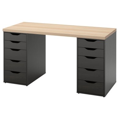 IKEA Письменный стол LAGKAPTEN/ALEX Дуб (ИКЕА ЛАГКАПТЕН/АЛЕКС) 19432037