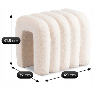 Пуф Mebel Elit PIKSEL Кремовий ME.PIKSEL/BZ/TB/PUF фото - 6