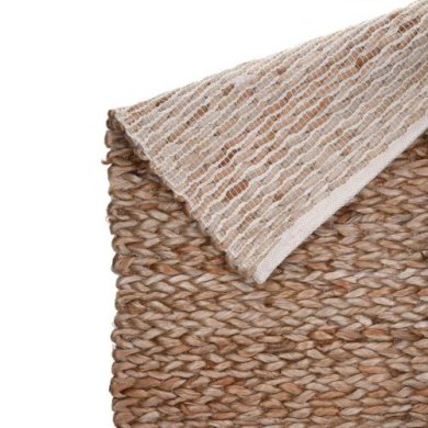 Килим джутовий з товстим плетінням Duka Boho | Бежевий 1219130 фото - 2