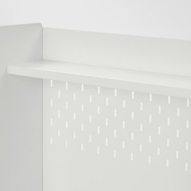 IKEA Стільниця з полицею BERGLARKA 120х70 см Білий (ИКЕА БЕРГЛАРК) 10579967 фото - 2