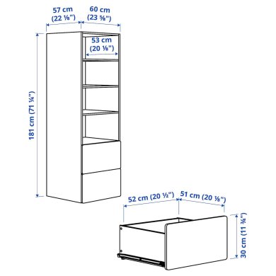IKEA SMASTAD/PLATSA (ИКЕА СМАСТАД/ПЛАЦА) 69542646 фото - 3