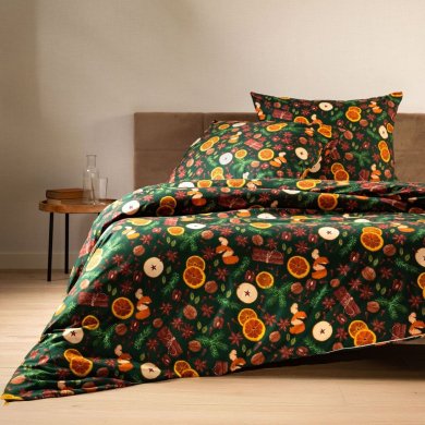 Комплект постільної білизни Homla ARANCIA 140х200 Принт 242811 фото - 7