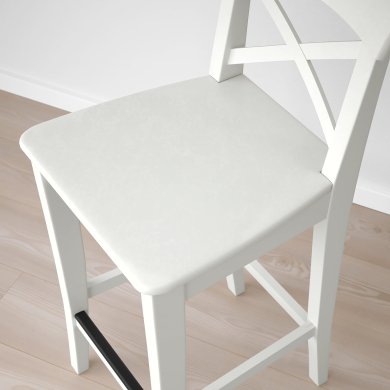 Барный стул INGOLF Белый - 12 IKEA Барный стул INGOLF Белый (ИКЕА ИНГОЛЬФ) 10122647 фото - 12