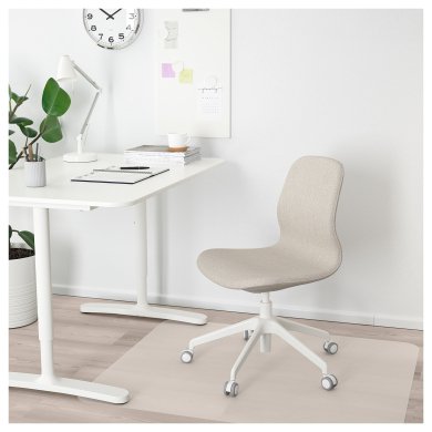 IKEA Офисное кресло LANGFJALL Бежевый (ИКЕА ЛАНГФЬЯЛЛЬ) 19252366 фото - 10