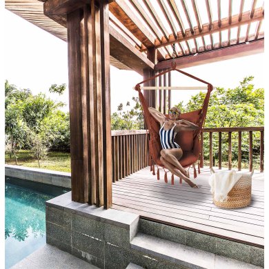 Подвесное кресло-гамак RODOS 2 Карамельный 5.02.211682 фото - 8