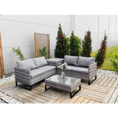 Комплект садовой мебели Kontrast COMO TAUPE Бежевый - 13 Комплект садовой мебели Kontrast COMO TAUPE Бежевый 5.90.13143 фото - 13