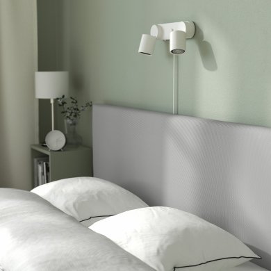 IKEA Кровать GLADSTAD 140x200 см Серый (ИКЕА ГЛАДСТАД) 09406798 фото - 15