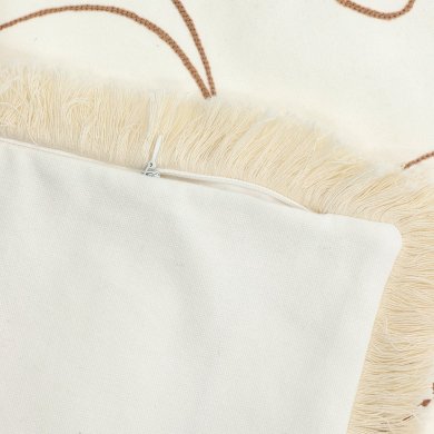 Декоративная наволочка Homla MILOS 45х45 см Бежевый - 6 Декоративная наволочка Homla MILOS 45х45 см Бежевый 207245 фото - 6