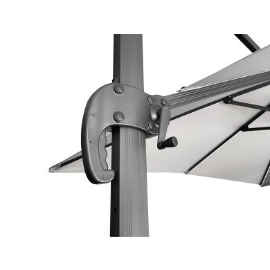 Садовый зонт с чехлом и LED Corciano ROMA 400х300 см Антрацит 5901721057869 фото - 9