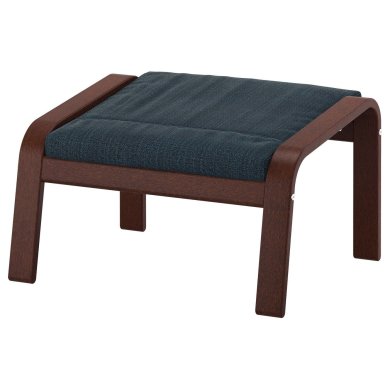 IKEA Кресло-качалка с подставкой POANG Темно-синий (ИКЕА ПОАНГ) 19484286 фото - 7