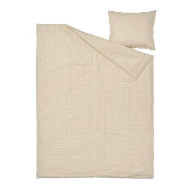 IKEA Комплект постельного белья DOFTAKLEJA 150x200 см Бежевый (ИКЕА ДОФТАГЛЮ) 20600633 фото - 8