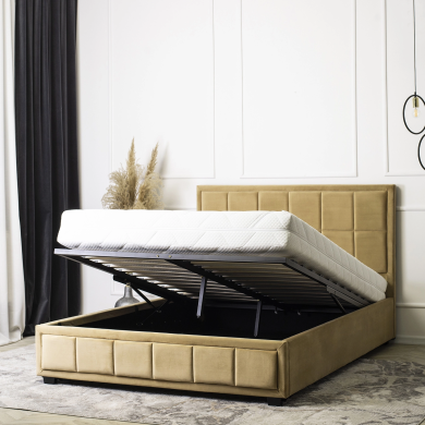 Кровать Mebel Elit CARLOS 140x200 см Бежевый - 17 Кровать Mebel Elit CARLOS 140x200 см Бежевый ME.CARLOS/140/BZ/V/LOZ фото - 17