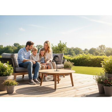 Декоративний світильник на сонячній батареї Garden Line LAP5979 Чорний LAP5986 фото - 4